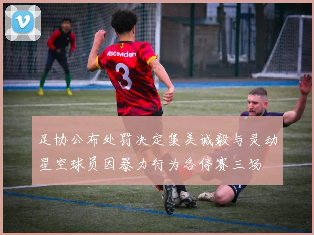 足协公布处罚决定集美诚毅与灵动星空球员因暴力行为各停赛三场